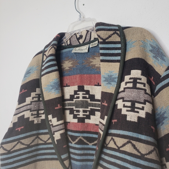 Flashback Aztec Western Jacket Size Large - Picture 2 of 11